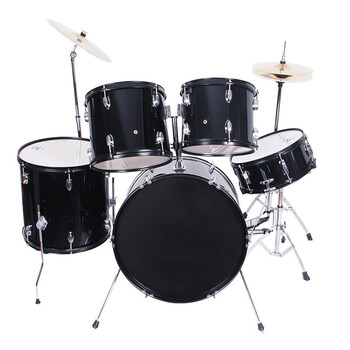 西洋打击乐器架子鼓爵士鼓5鼓2嚓 黑色(5鼓4镲)