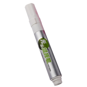 宝克（BAOKE） 宝克记号笔白板笔MP395水溶性绿板笔可擦粉色无尘教学工具黑板笔 白色12支装