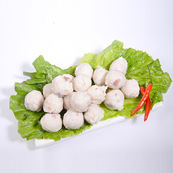 明星(ming xing) 冷冻鱿鱼丸 200g 袋装 清真火锅食材 海鲜水产