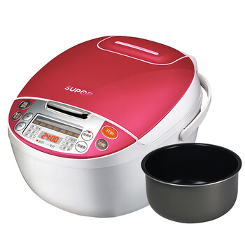 SUPOR/苏泊尔 CFXB40FC829A-75 4L电饭煲智能预约电饭煲 全国联保 樱桃红色