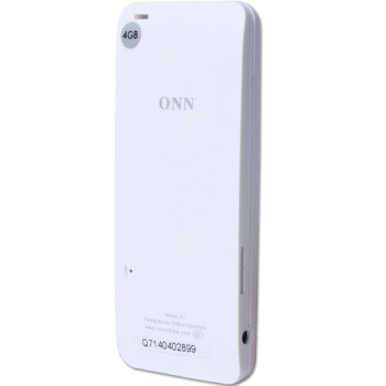 欧恩（ONN）Q7\4G 1.8英寸MP4 超薄支持双无损 纯音MP3播放器 银色