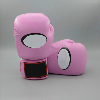 拳击泰拳散打搏击格斗儿童男女拳套手套 粉色10oz