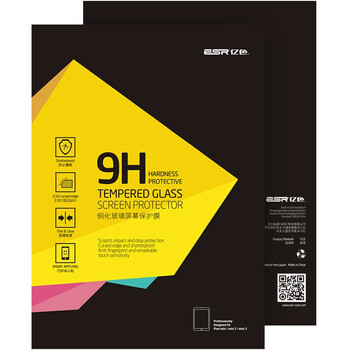 
                                        
                                                            亿色(ESR) 苹果新iPad钢化膜2018/2017/Air/Air2/Pro9.7英寸通用蓝光膜 平板电脑配件 屏幕保护膜增强型贴膜                