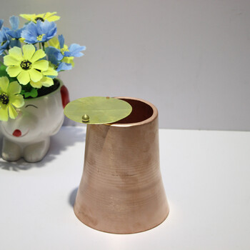 木炭铜火锅 纯紫铜拔火帽 压火帽 拔火筒 控制火力