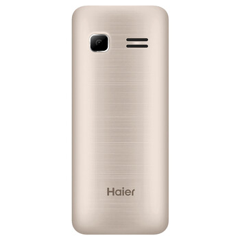 海尔(Haier)HG-M512 老人手机 移动/联通2G 双卡双待 炫彩金