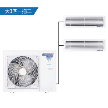 3匹一拖二 一級能效變頻 6年包修 包含安裝 家用中央空調gmv-h80wl/a