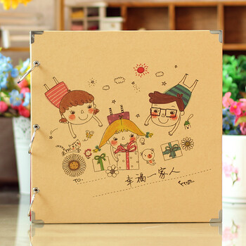 卓品佳 diy相册手工相册本影集粘贴式情侣宝宝成长纪念册拍立得创意