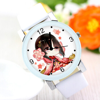 神乐晴明大天狗妖狐萤草山兔手表男女学生动漫休闲 樱花 表盘直径3