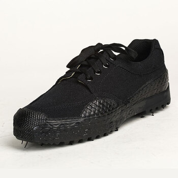 黑色解放鞋保安劳保工地帆布鞋训练鞋低腰军鞋男女军训鞋 黑色 44(270