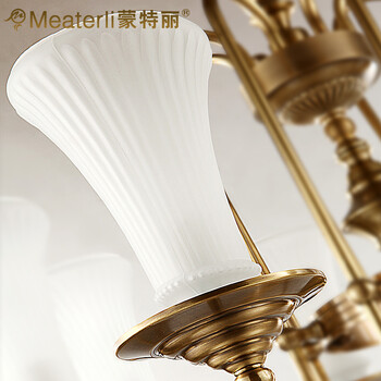 蒙特丽 客餐厅卧室吊灯 TDX3 欧式全铜灯具(B) 型号TT62-8头