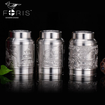 
                                        富瑞斯（Foris）Foris 富瑞斯 大号茶叶罐 手工醒茶罐 锡罐 储物罐 锡器1斤装 茶叶罐 大号大红袍                