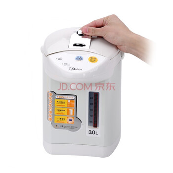 美的（Midea） 电热水瓶 3L 浅灰色 PD002-30T