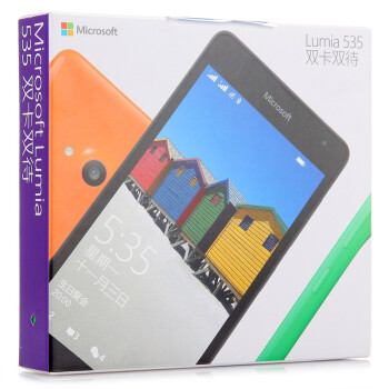 微软（Microsoft） Lumia 535 (RM-1090) 白色 联通3G手机 双卡双待
