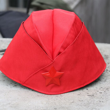 水兵舞帽子船型军帽俄罗斯船帽水兵舞演出船形帽广场舞网眼贝雷帽红色船帽 红色五角星m 56 58cm 图片价格品牌报价 京东