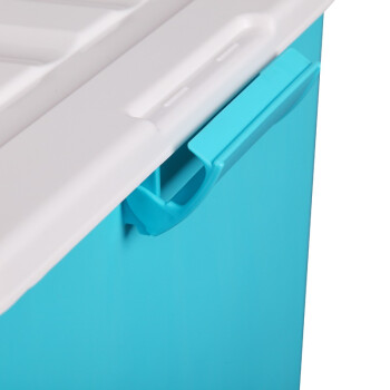 茶花 塑料整理箱 正方磨砂收纳箱 35L 28011T (桶体)