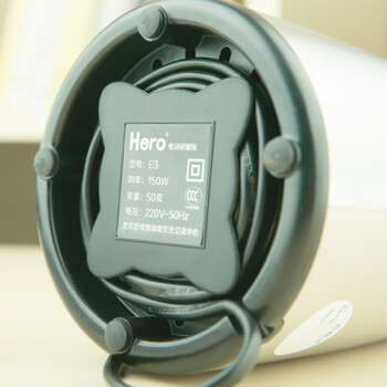 
                                        Hero 磨豆机 电动咖啡研磨机 多功能家用电动不锈钢咖啡豆研磨器                