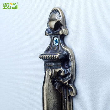 致尚 罗马勇士墙钩窗帘墙钩 布帘衣帽壁挂挂钩 QGB90 青古铜 一对