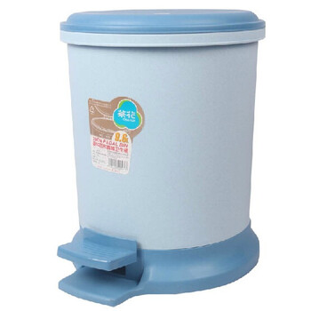 
                                        
                                                            茶花 垃圾桶 豪华圆型脚踏卫生桶 9.6L 1509                