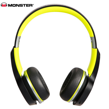 魔声（Monster）iSport Freedom 爱运动 自由2.0 无线蓝牙耳机 贴耳头戴式耳机 带耳麦运动耳机 黑色