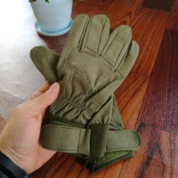 配发06伞兵夏作训手套 户外手套 全指登山骑行 男士单皮 2号 其他_ 11