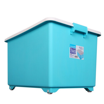 茶花 塑料整理箱 正方磨砂收纳箱 35L 28011T (桶体)