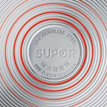 苏泊尔(SUPOR)304不锈钢蒸锅28cm三层复底不串味汤蒸锅蒸笼电磁炉锅具SZ28E1