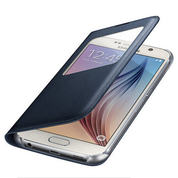 三星（samsung）S6 原装智能保护套/智能保护壳 皮套适用于三星9200 星钻黑