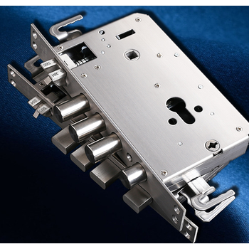 fghgf 304不锈钢防盗门锁套装门把手锁体木门锁大门锁机械门锁锁芯 4.