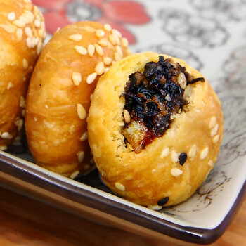 上好旺金华酥饼20枚 浙江特产美食梅干菜烧饼小吃零食饼干160g