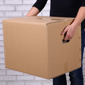 特大号搬家纸箱子 棉被衣服文件收纳纸箱 打包加厚包装纸箱收纳盒 有