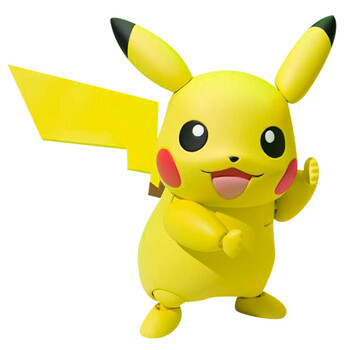 口袋妖怪玩具 宠物小精灵 神奇宝贝皮卡丘 q版换脸关节可动 模型摆件