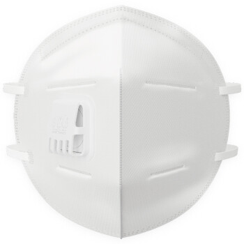 畅呼吸 防护口罩（折叠款）单枚装 中码 白色JM02V-N95