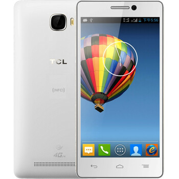 tcl p520l 雪山白 电信4g手机