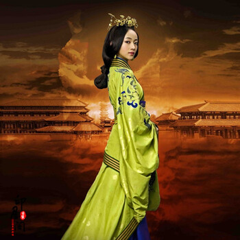 蒂卡黛影视剧秀丽江山长歌行林心如阴丽华同款古装女汉服古装拖尾汉服