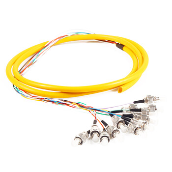 bks 山盾电信级12芯sc fc束状尾纤 法兰盘分纤箱odf配线架专用sc fc