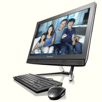 联想（Lenovo） IdeaCentre C360 19.5英寸一体机电脑（G3250T 4G 500G DVD刻 摄像头 Wifi Win8.1）黑色