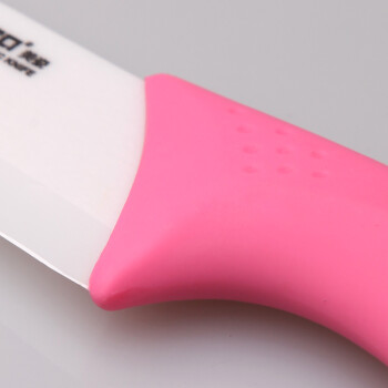
                                        美瓷（MYCERA）陶瓷刀4件套 厨师刀水果刀菜板套装刀TC03 玫瑰红色                