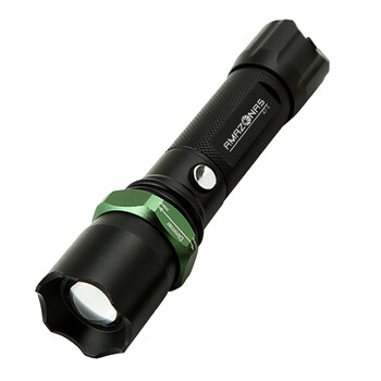 亚马逊应急灯照明LED强光手电筒充电远射防水家用消防手电A7-1 塑料开关 豪华版