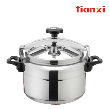 
                                        天喜（TIANXI）铝制高压锅 加厚压力锅 C28/11L燃气专用压盖式不爆防爆压力锅 建议7~9人                