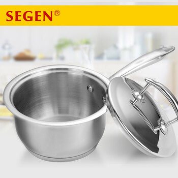 拉凡/SEGEN 304不锈钢奶锅不粘锅  小汤锅 18CM奶锅