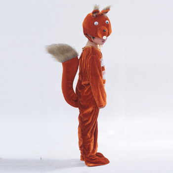 儿童动物演出服装小松鼠小老鼠幼儿园动物 松鼠长款 170cm