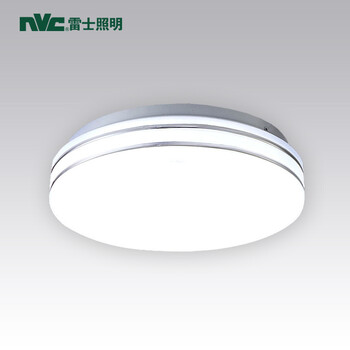 雷士照明NVC 吸顶灯 卧室灯过道走廊阳台 书房灯 亚克力灯具 LED 18W 350*105mm