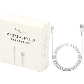 
                                        
                                                            幻响（i-mu）苹果数据线 iPhone11pro/XsMax/XR/8快充手机充电线 1米白色 适用于苹果6S/7/8Plus/iPadAir/Pro                