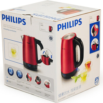 
                                        
                                        飞利浦（PHILIPS）电水壶热水壶电热水壶 304不锈钢 PTC保温功能烧水壶 HD9331/60 1.7L                