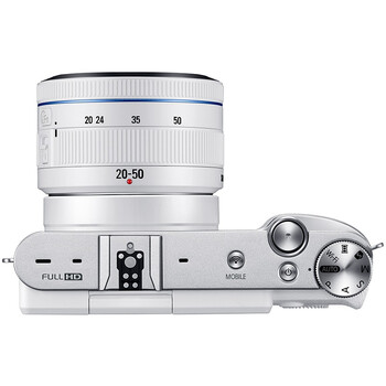 三星（SAMSUNG） NX3000智能WIFI 微型单电套机（16mm-50mm）内置16G卡 闪光灯（白色）