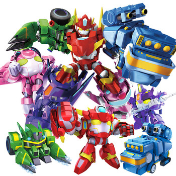 三宝(sanbao) 开心超人开心机车侠正义机车侠开心超人联盟儿童合体