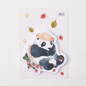糖诗手绘原创 萌物图鉴 创意便签n次贴 留言记事便利贴 熊猫
