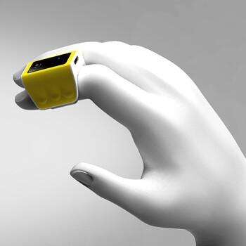 uecoo 智能体感鼠标 体感输入指环控制器 兼容电脑双系统 黄色