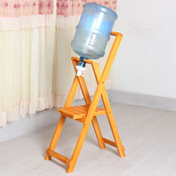 实木纯净水桶支架 桶装水支架倒置 饮水机水龙头大桶水支架压水器