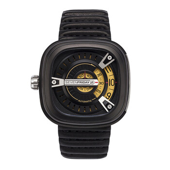 sevenfriday瑞士腕表七个星期五男士手表工业元素m系列皮带机械男表m2